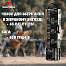 Розкладний стіл Naturehike FT-07, складаний столик до 25 кг, стіл для риболовлі, складаний столик чорний, фото 3