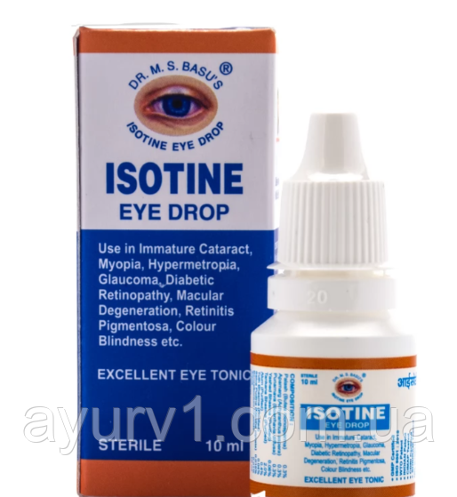 Айсотін краплі для очей Isotine eye drops Jagat 10 мл