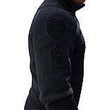 Флісовая кофта форменна Polartec чорна для поліції та охорони, фото 2
