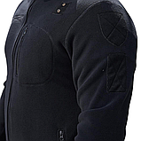 Флісовая кофта форменна Polartec чорна для поліції та охорони, фото 4