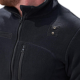 Флісовая кофта форменна Polartec чорна для поліції та охорони, фото 7