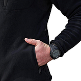 Флісовая кофта форменна Polartec чорна для поліції та охорони, фото 6