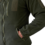 Флісовая кофта форменна Polartec олива, фото 2