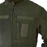 Флісовая кофта форменна Polartec олива, фото 3
