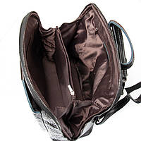 Жіночий шкіряний рюкзак 8628 black. Купити жіночі рюкзаки гуртом із натуральної шкіри в Україні, фото 6