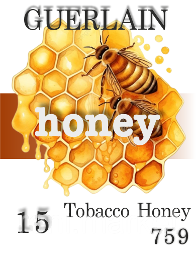 Парфумерна олія (759) версія аромату Tobacco Honey Guerlain — 15 мл композит у ролоні