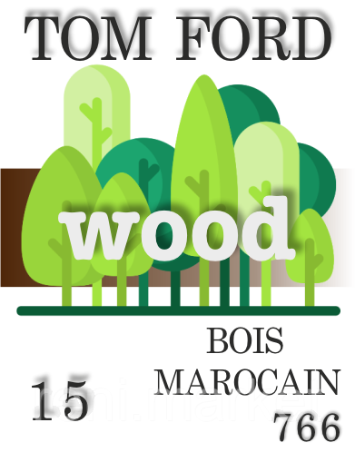 Парфумерна олія (766) версія аромату Bois Marocain (2022) Tom Ford — 15 мл композит у ролоні