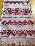 Рушник вишитий "Орнамент" на панамі ручної роботи 196*33 см., фото 2
