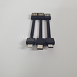 Повербанк портативный с солнечной батареей и фонарем 30000mAh, +3 переходника, PowerBank Черный A88-1-Black, фото 7