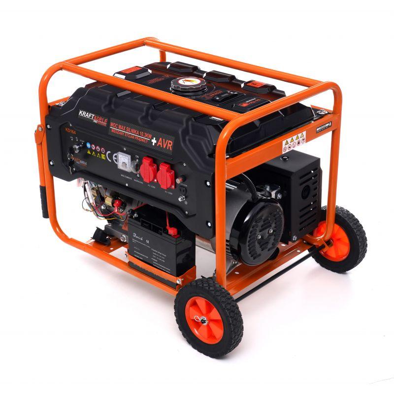 Генератор бензиновий KD164 однофазний 5.0/5.5 кВт із електростартером ТМ "KRAFT&DELE", фото 1