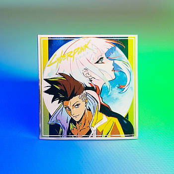 Магніт вініловий - Cyberpunk - David Martinez and Lucyna Kushinada