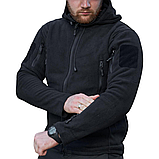 Флісовая кофта з капюшоном Call Dragon чорна, фото 2