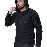 Флісовая кофта з капюшоном Call Dragon чорна, фото 7