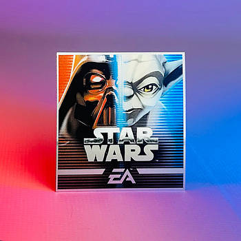 Магніт вініловий - Star Wars Galaxy of Heroes - Darth Vader vs Yoda