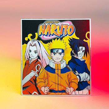 Магніт вініловий - Naruto - Sakura, Naruto, Sasuke