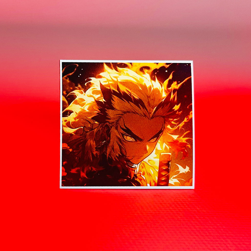 Магніт вініловий - Demon Slayer - Rengoku Kyojuro, Hashira