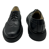 Оксфорди туфлі жіночі з натуральної шкіри черного цвета Style Shoes”, фото 8