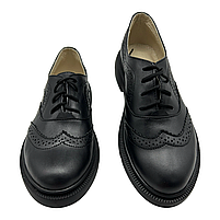 Оксфорди туфлі жіночі з натуральної шкіри черного цвета Style Shoes”, фото 10