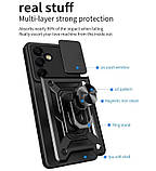 Ударостійкий чохол Camshield Serge Ring for Magnet для Samsung Galaxy S24 FE (SM-S721B), фото 3