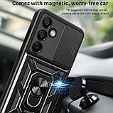 Ударостійкий чохол Camshield Serge Ring for Magnet для Samsung Galaxy S24 FE (SM-S721B), фото 4