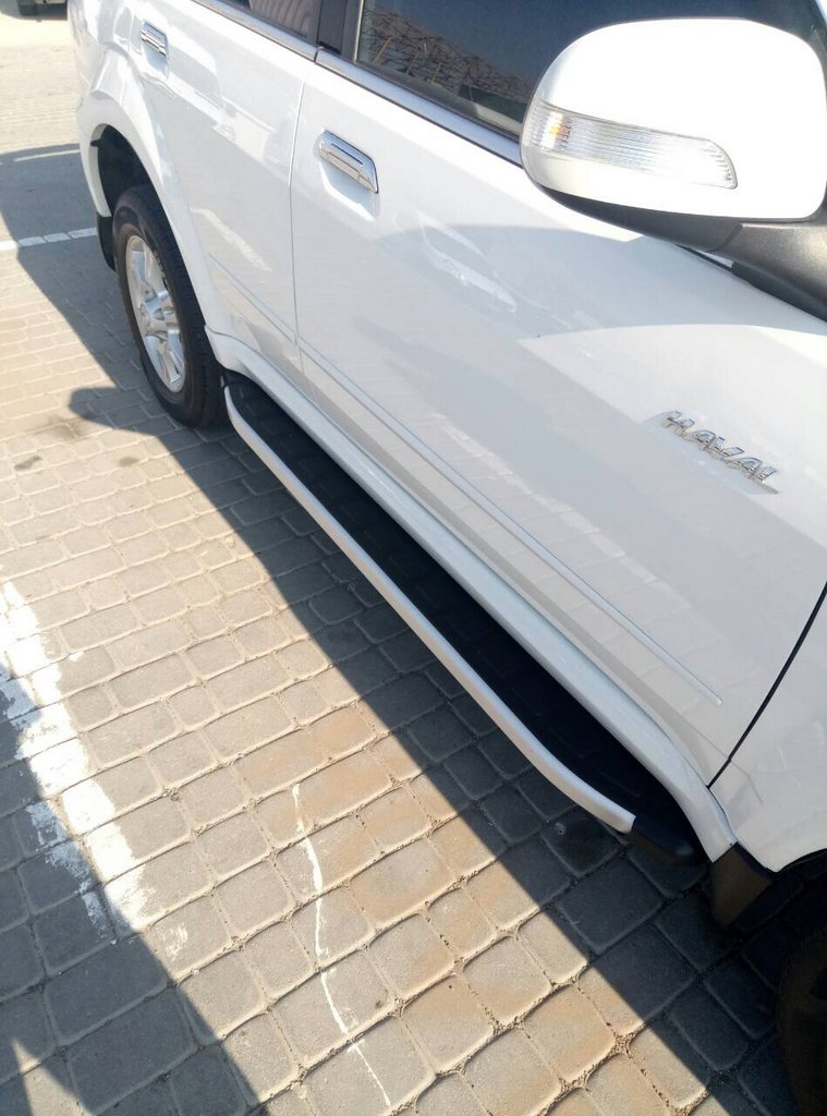 Бічні пороги Fullmond на Great Wall Hover H3 2011+ Пороги майданчика Грейт Вол Ховер 2 шт., фото 1