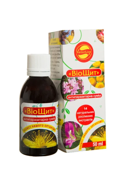 Протипаразитарні краплі BioЩит NaturLine 50 мл