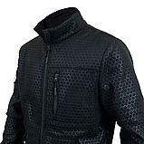 Флісова кофта Militex Windblock Press Sots чорна, фото 4