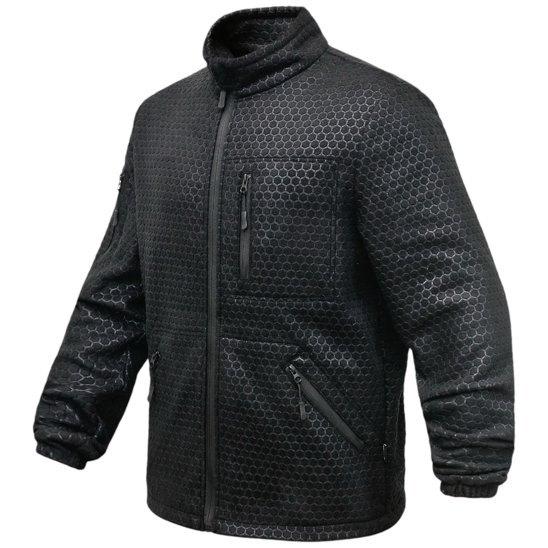 Флісова кофта Militex Windblock Press Sots чорна, фото 1