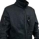 Флісова кофта Militex Windblock Press Sots чорна, фото 3