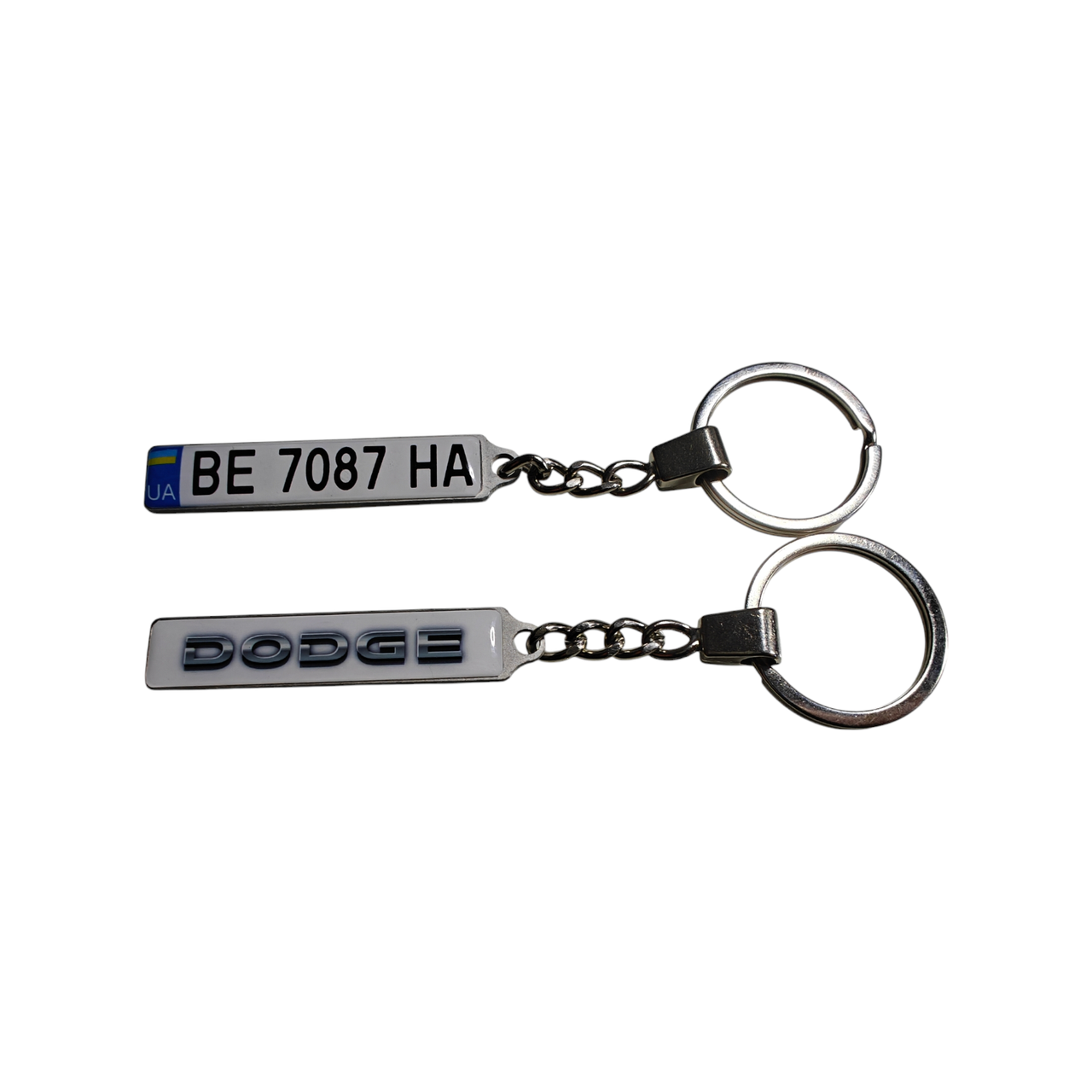 Брелок номер Dodge, брелок з номером авто, фото 1