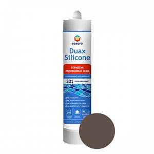 Герметик ESKARO Duax Silicone для швів силіконовий, (No234 шоколад), 300 мл