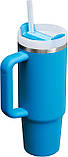 Термокружка Stanley Quencher H2.0 FlowState Stainless Steel Vacuum Insulated Tumbler Синя 887 мл, фото 2