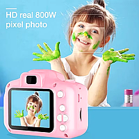 Дитячий міні цифрова камера. X2 рожева