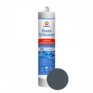 Герметик ESKARO Duax Silicone для швів силіконовий, (No288 темно-сіро-синій), 300 мл