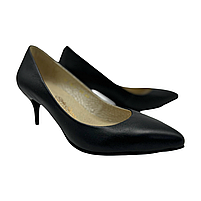 Туфлі жіночі винклкипперы з лакової шкіри чорного кольору на підборах 6 см “Style Shoes”, фото 3