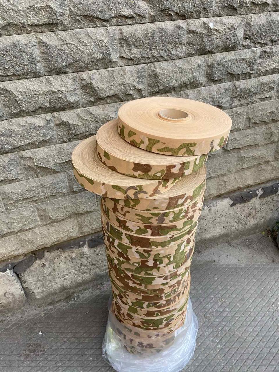 Стрічка 35мм довжина 250м Спанбонд мультикам-2 для маскувальних сіток
