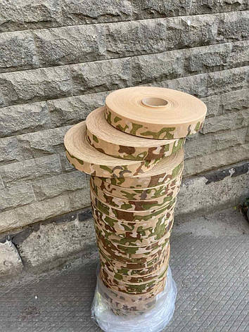 Стрічка 35мм довжина 250м Спанбонд мультикам-2 для маскувальних сіток, фото 1