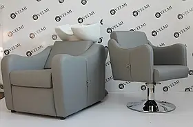 Комплект меблів для перукарень Sorento меблі в салон краси мийка + крісло перукарське гідравлічне