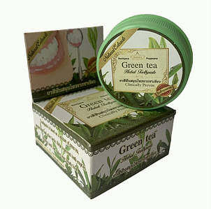 Відбілююча зубна паста Зелений чай Rochjana (Роджана) Таїланд - 30 грамів.