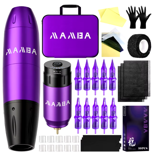 Бездротовий набір тату  Mamba Tattoo Wireless Kit