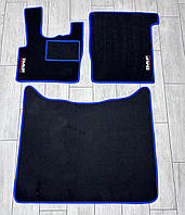 Ворсовые коврики в салон для DAF XF 105 АКПП Euro 5 / ДАФ 105 Euro 5 коврики ворсовые