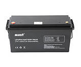 Аккумулятор Must LiFePO4 LP15-12200 12,8V 200Ah, 2,56kWh, BMS100A@4S, 6000 cycles, фото 2