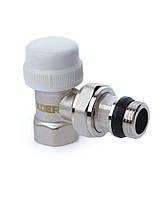 Термостатичний радіаторний клапан KOER KR.921-Gi кутовий 1/2" з американкою