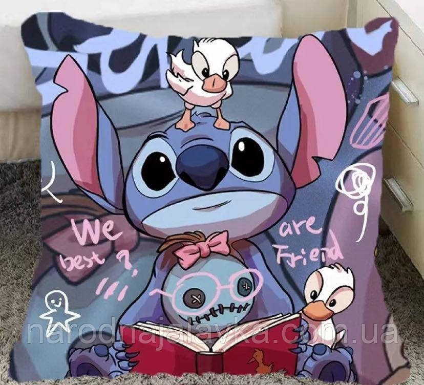 Подушка Стіч. Товари со Стичем.