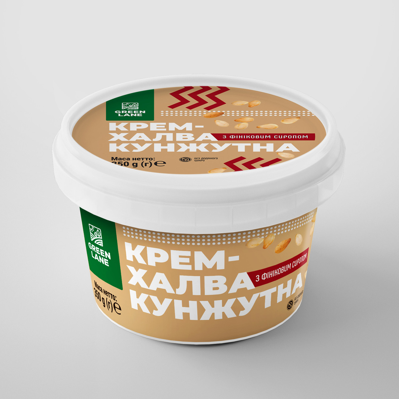 Паста насіння кунжуту (крем-халва) з фініковим сиропом 350 г, без доданого цукру, консервантів