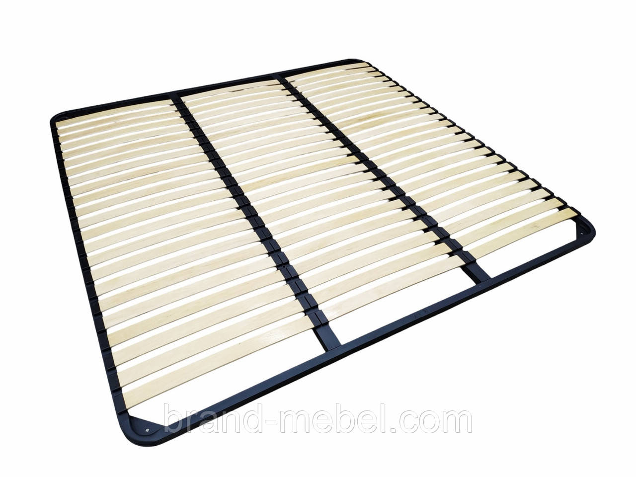 Каркас ліжка 220*200см металевий трьохсекційний. Ортопедичний каркас 200*220 см, фото 1