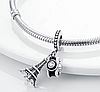 Срібний шарм-підвіска у стилі PANDORA Travel Charm Paris 925 проба срібна намистна на браслет ПАНДОРА, фото 3