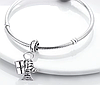 Срібний шарм-підвіска у стилі PANDORA Travel Charm Paris 925 проба срібна намистна на браслет ПАНДОРА, фото 4