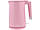 Електрочайник з термостатом з нержавіючої сталі LUND 1,5 л, рожевий, 2200 Вт, живл від мережі 230 В, фото 2