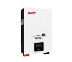 Аккумулятор Must LiFePO4 LP16-48100 51.2V 100Ah, 5,12kWh, BMS100A@16S, 6000 cycles